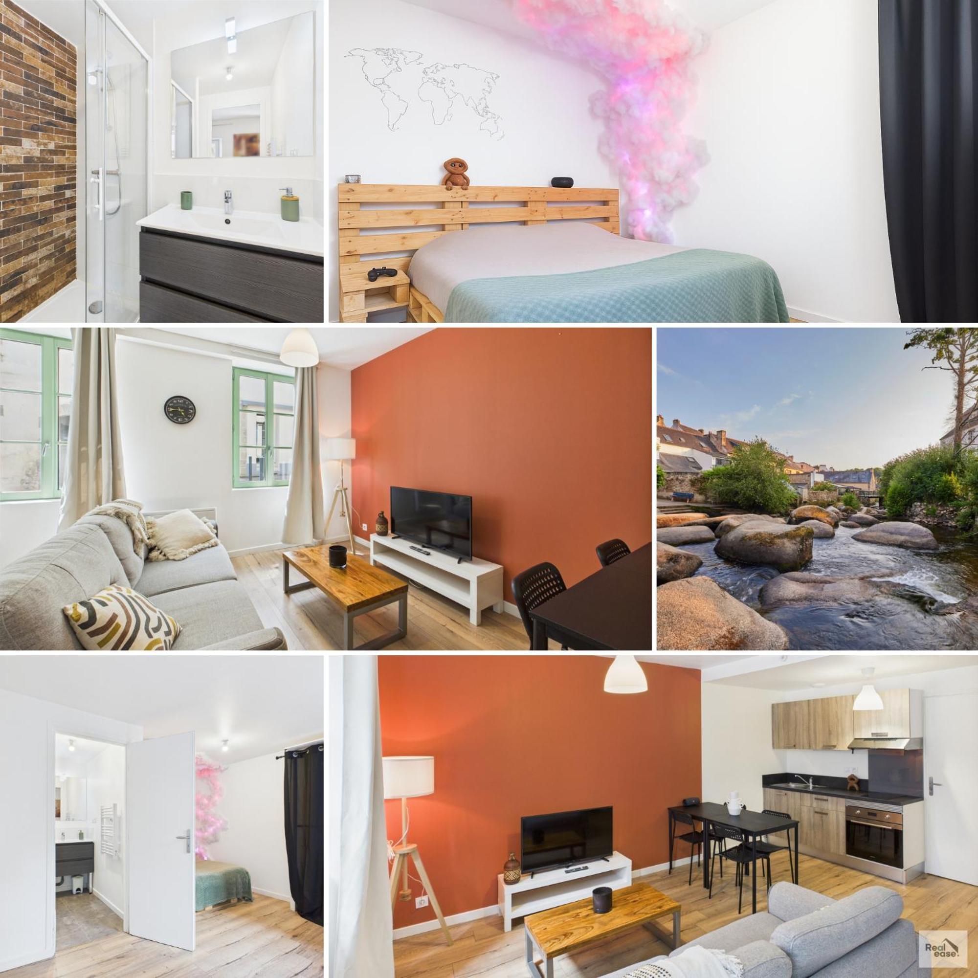 Logement De Caractere En Haute Ville De Quimperle Ngoại thất bức ảnh